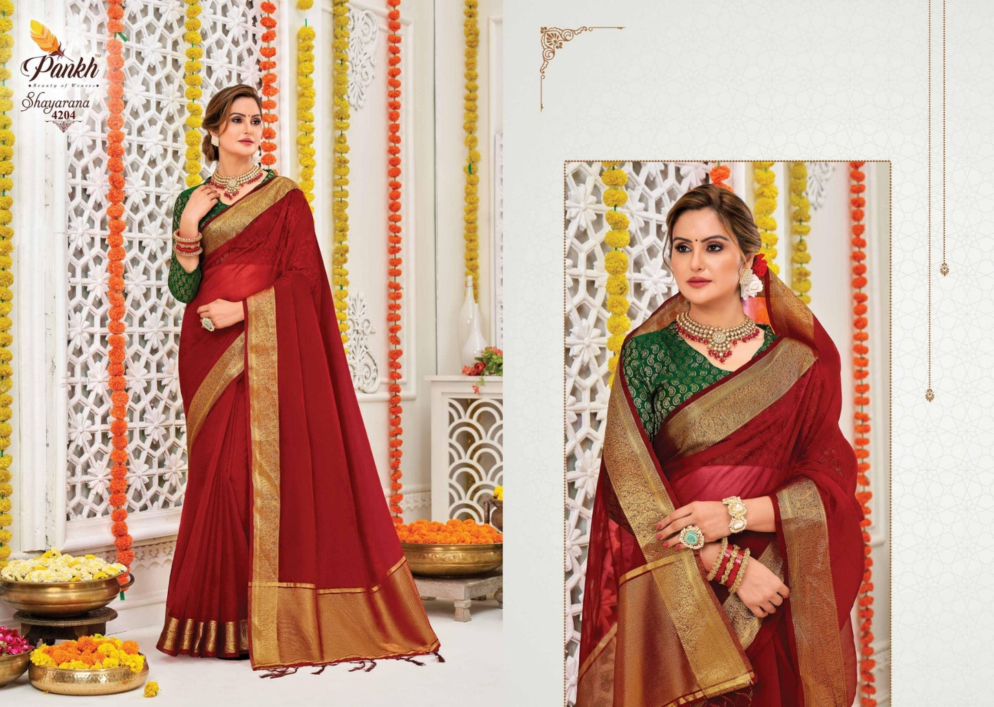 4204 Shayarana Vol 1 Pankh Sarees