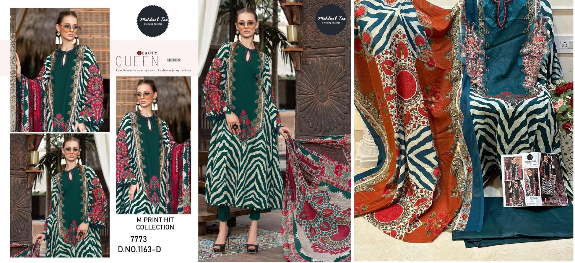1163D Mehboob Tex Pakistani Salwar Suits