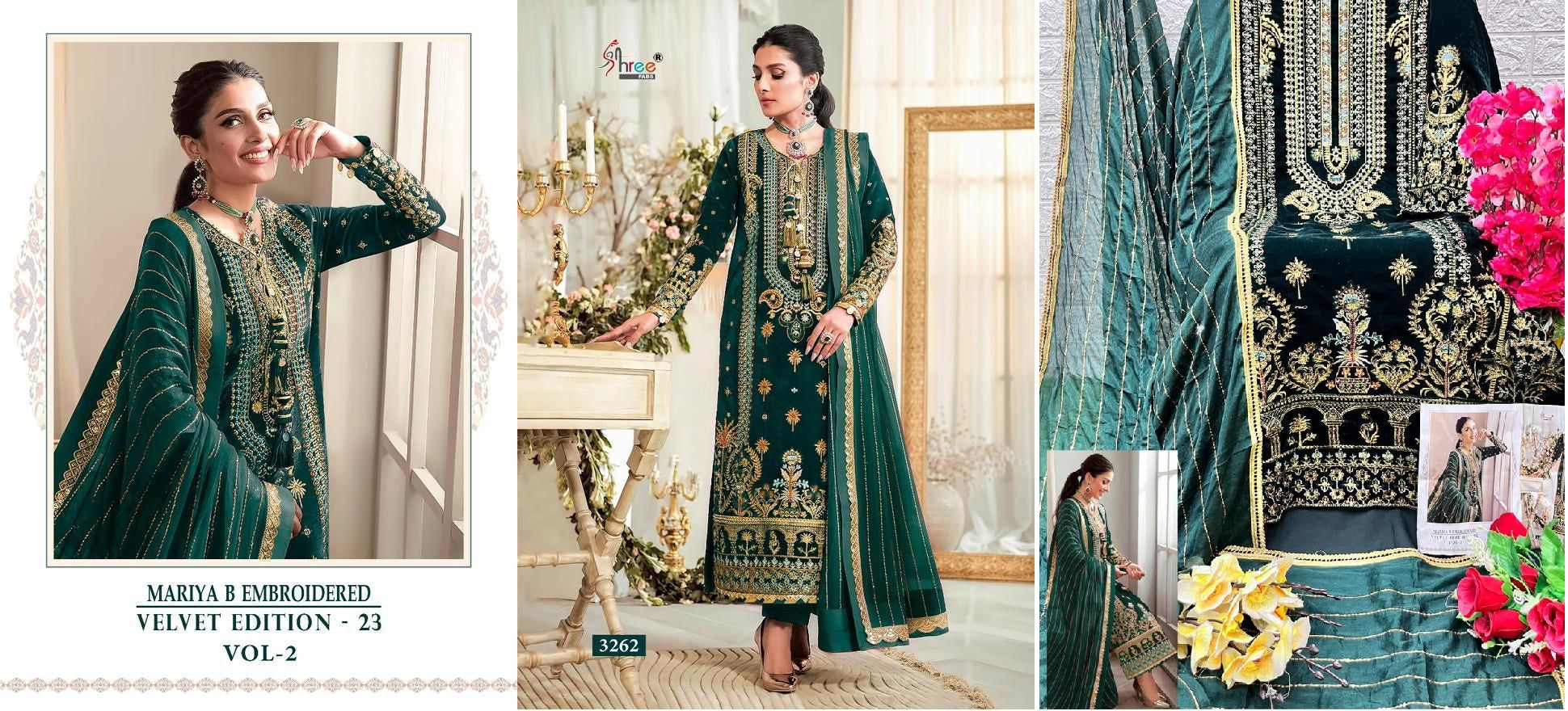 3262 Shree Fabs Pakistani Salwar Suits