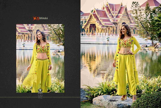 4913 Flory Vol 35 Shubhkala Crop Top Plazzo Set