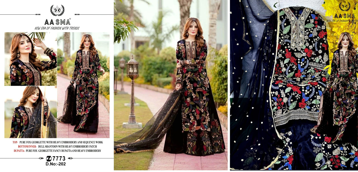 202 Aasma Pakistani Salwar Suits