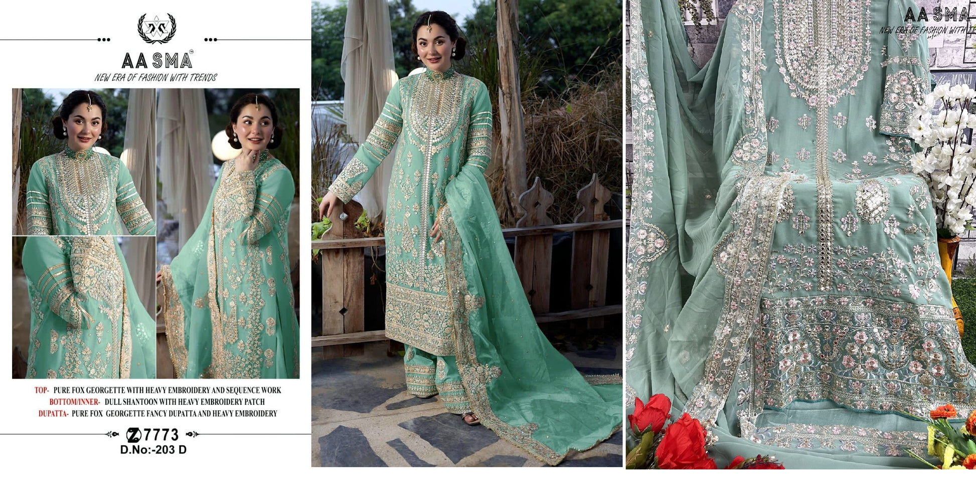 203D Aasma Pakistani Salwar Suits