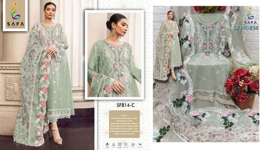 814C Safa Creation Pakistani Salwar Suits