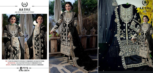 203H Aasma Pakistani Salwar Suits