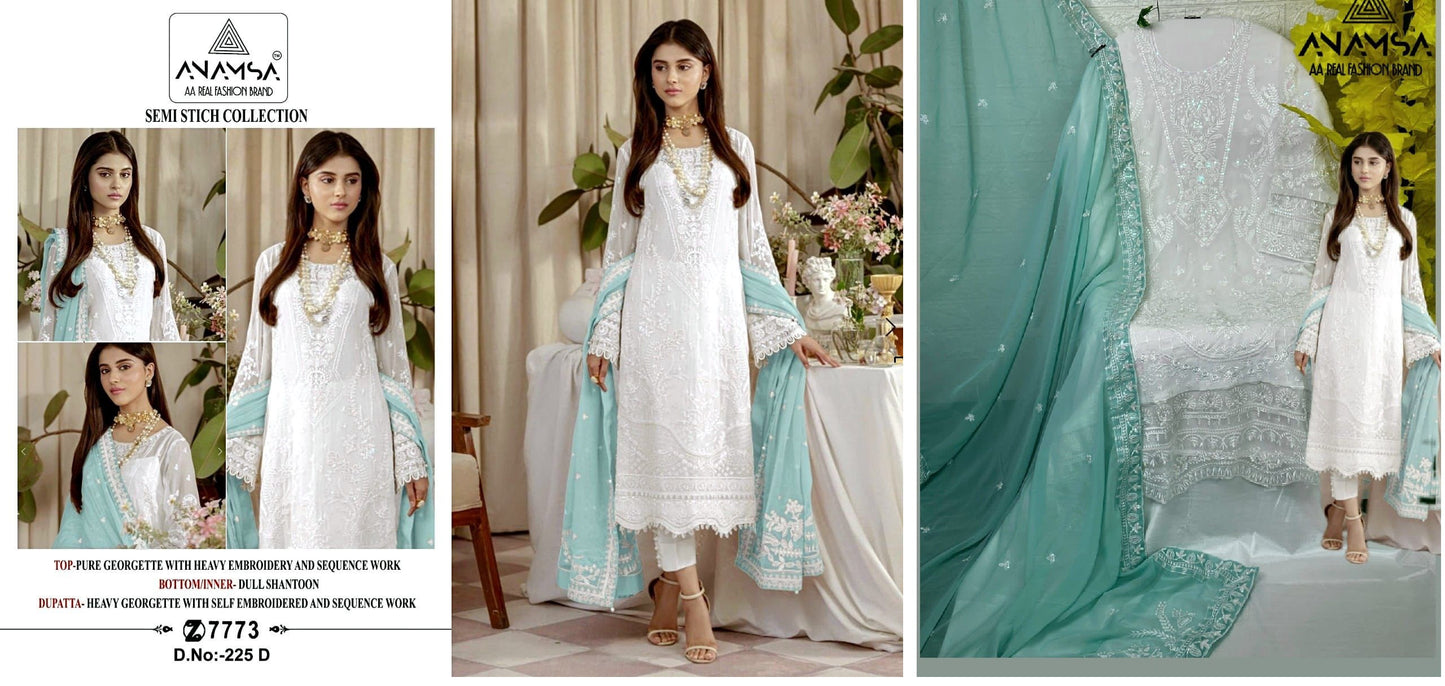 225D Anamsa Pakistani Salwar Suits