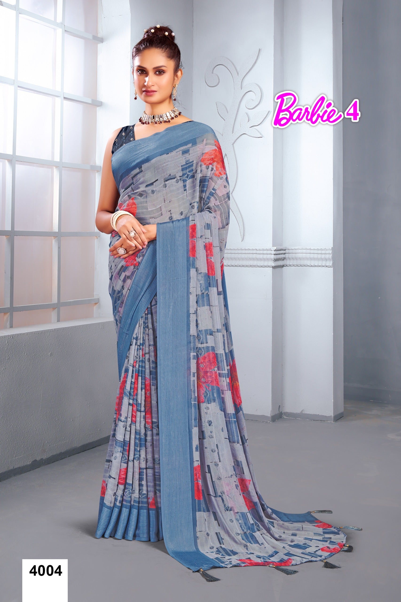 4004 Barbie Vol 4 Mahamani Creation Sarees