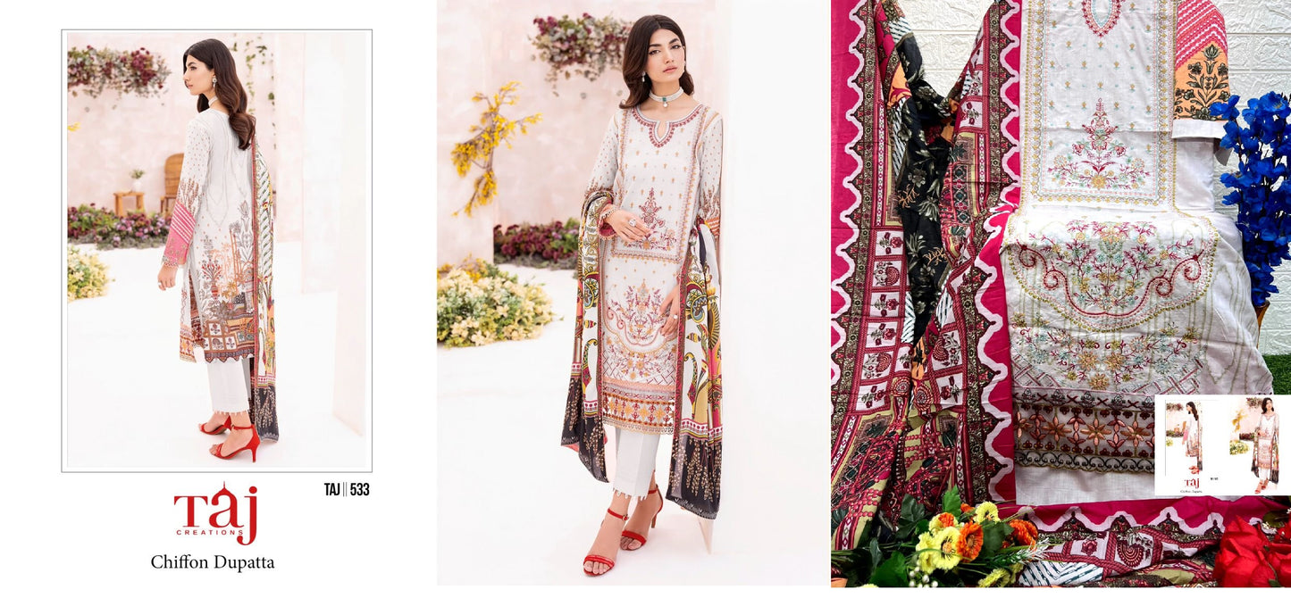 533 Taj Creations Pakistani Salwar Suits