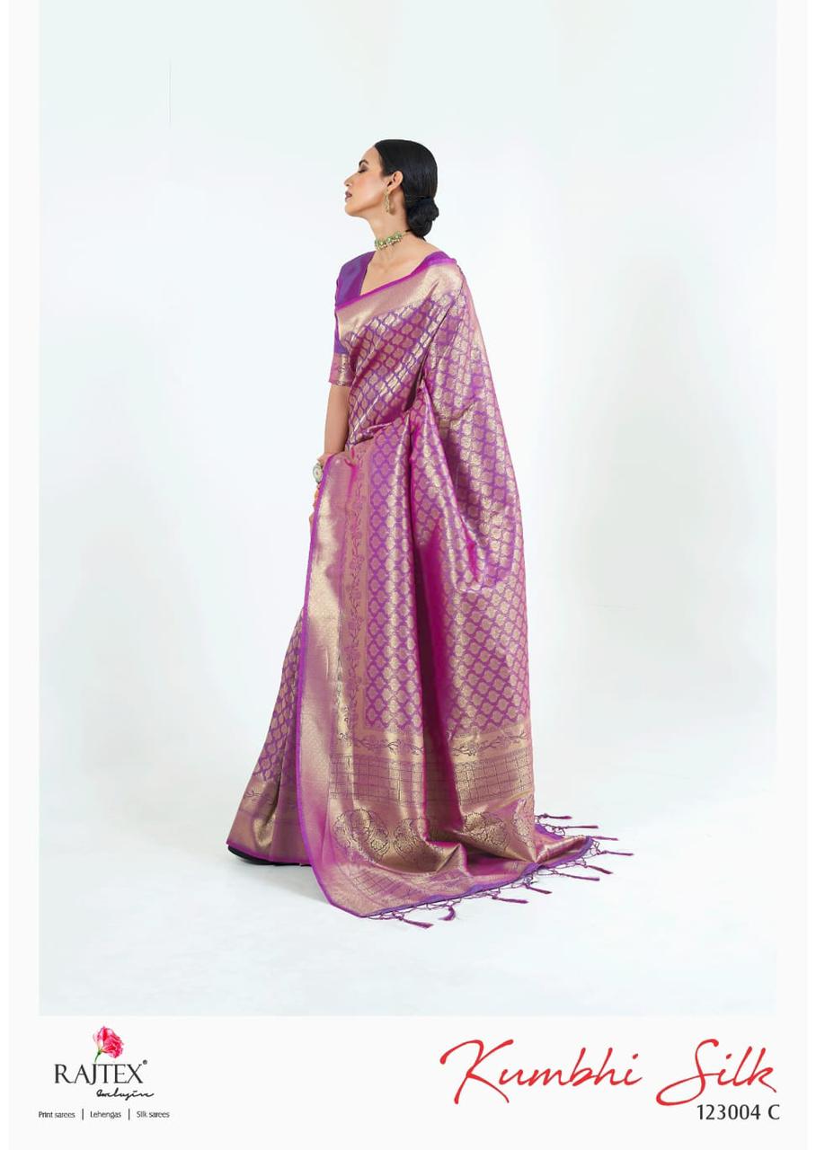 123004C Kumbhi Rajtex Sarees
