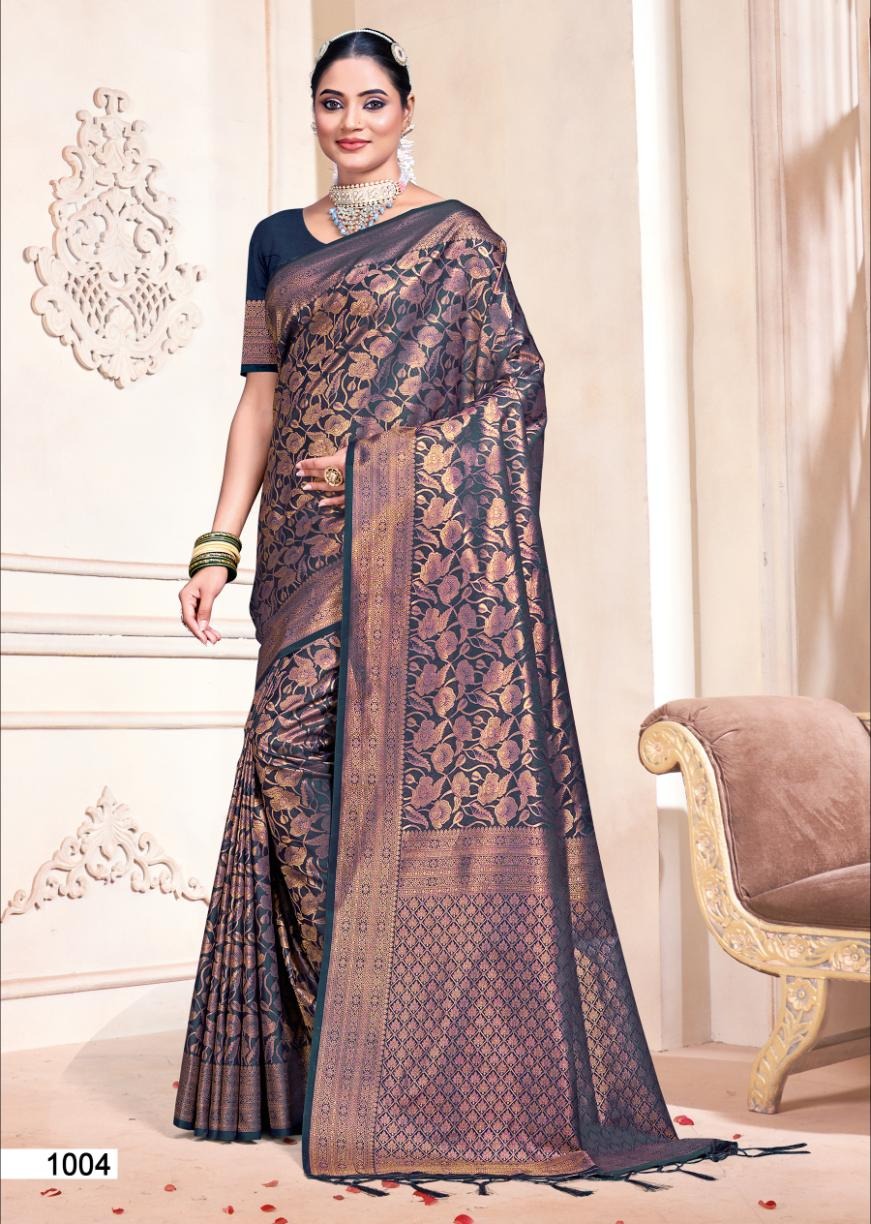 1004 Rajwadi Vol 6 Bunawat Sarees