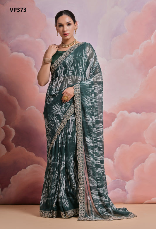 Vp373 Amrut Fashion Berry Sarees