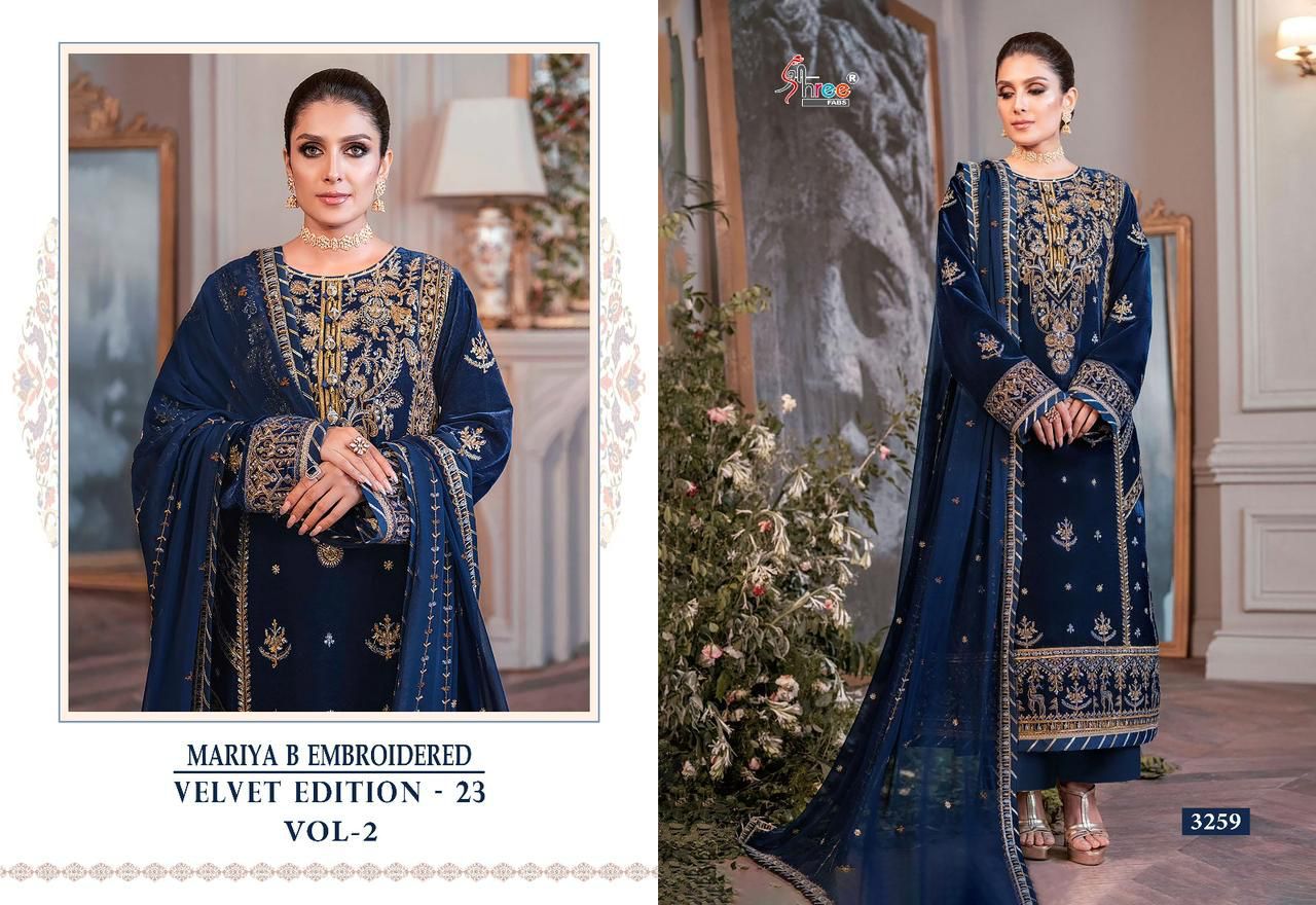 3259 Velvet Edition 23 Shree Fabs Pakistani Salwar Suits