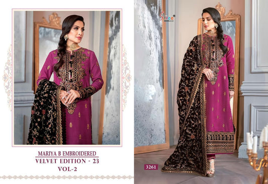 3261 Velvet Edition 23 Shree Fabs Pakistani Salwar Suits