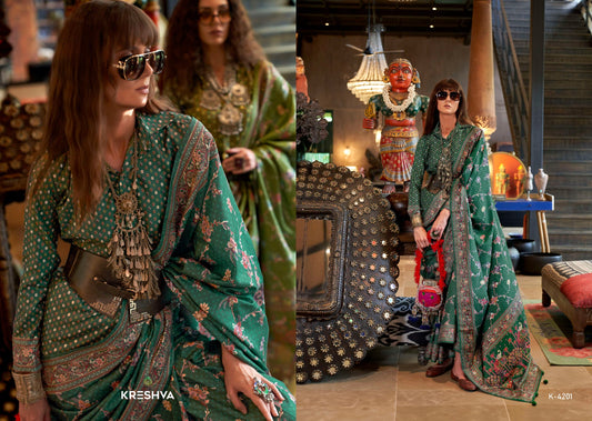 4201 Sensation Kreshva Pv Silk Sarees