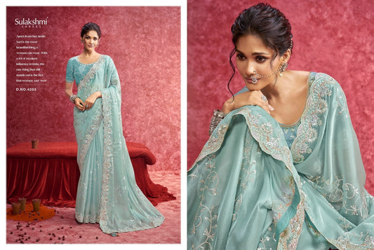 4203 Ambika Sulakshmi Prints Galaxy Sarees
