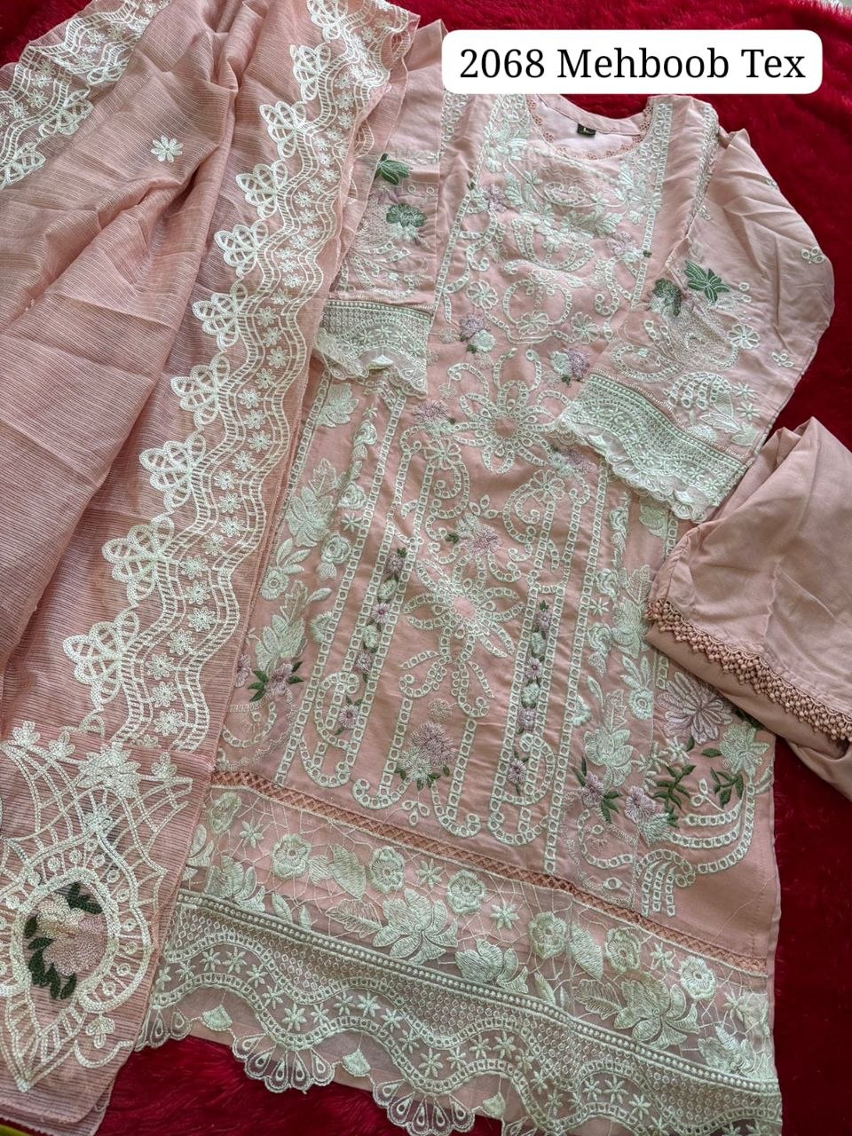 2068  Mehboob Tex Pakistani Salwar Suit
