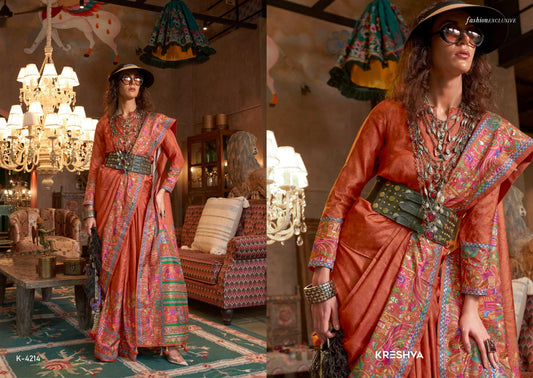 4214 Atrangi Kreshva Pv Silk Sarees