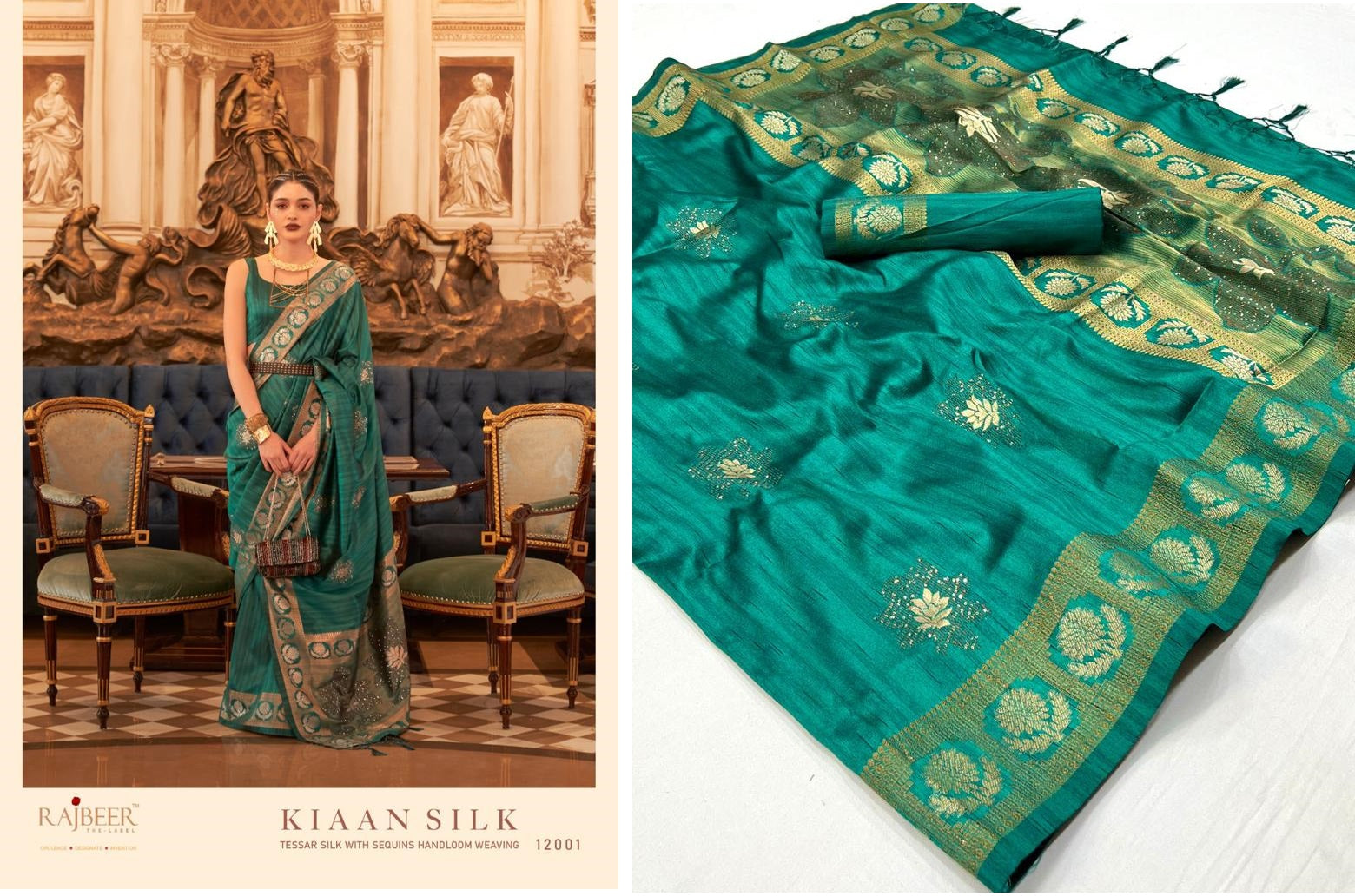 12001 Kiaan Silk Rajbeer Sarees