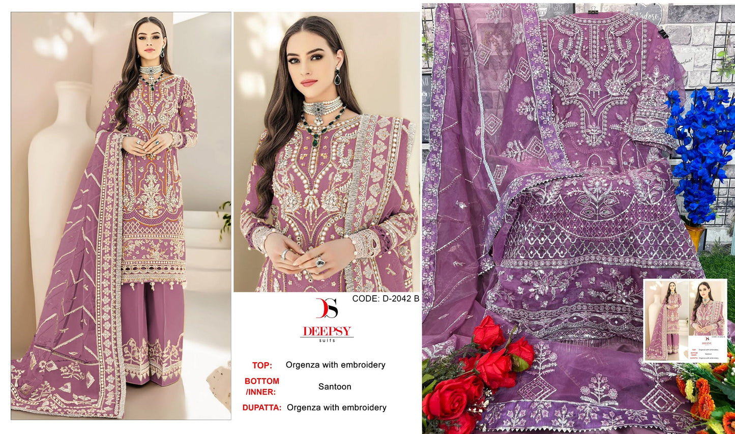 2042B Deepsy Pakistani Salwar Suits