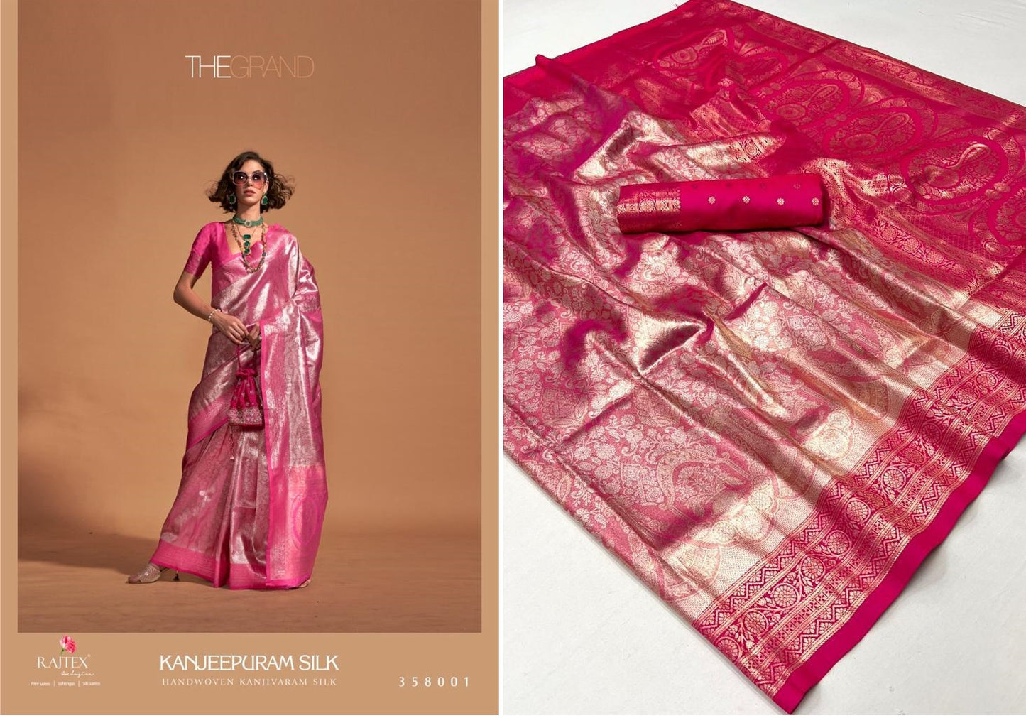 358001 Kanjeepuram Rajtex Sarees