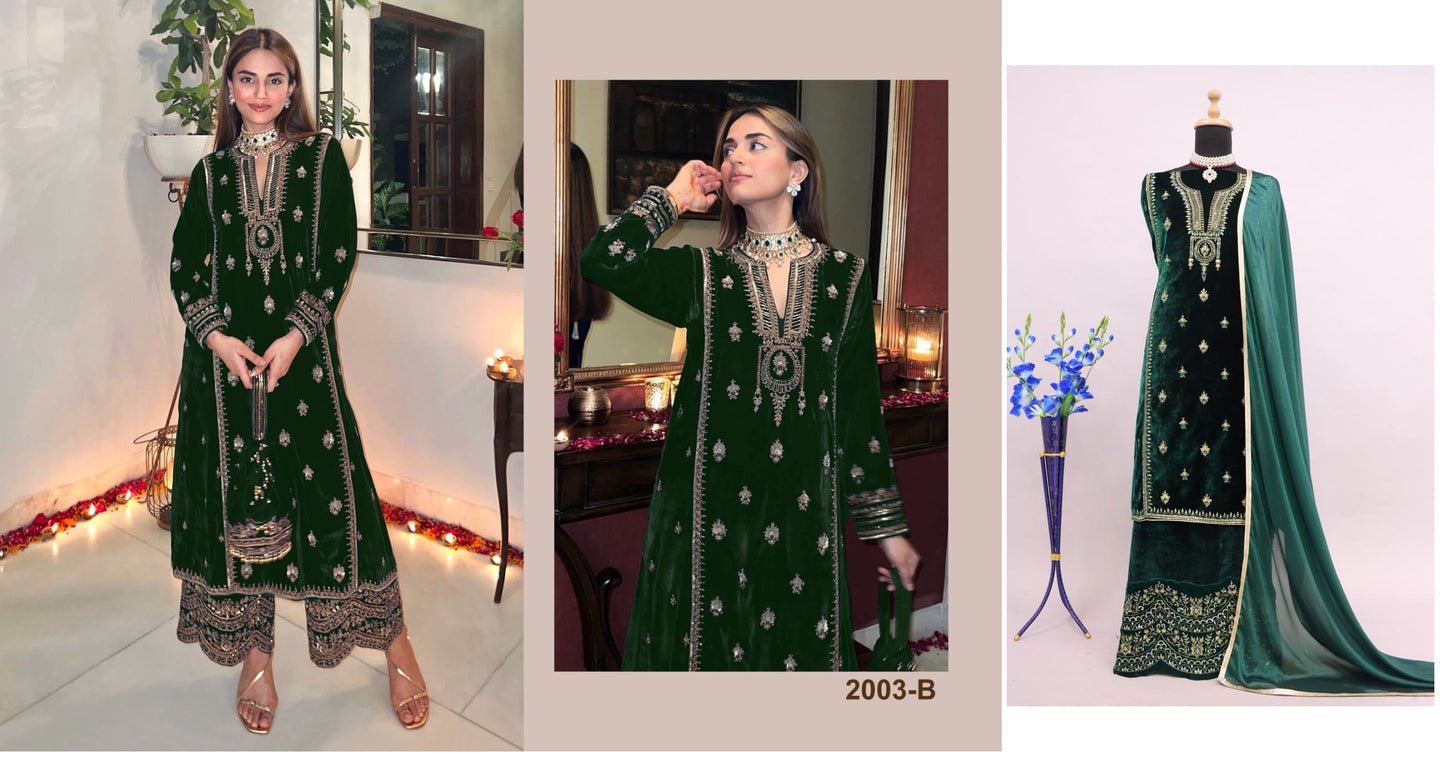 2003B Safa Creation Pakistani Salwar Suits