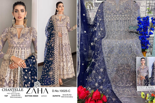 10025C Zaha Pakistani Salwar Suits