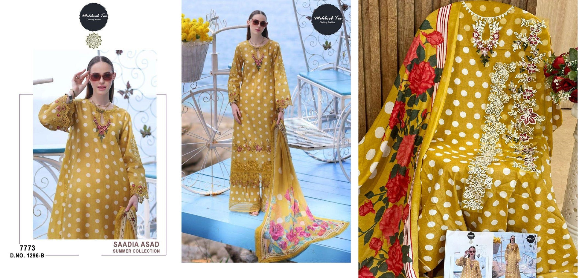 1296B Mehboob Tex Pakistani Salwar Suits