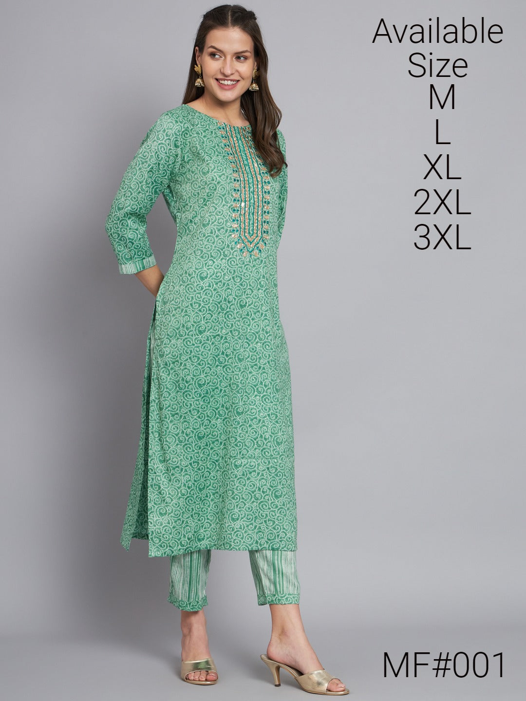 Mf001 Msm Kurti Pant Set
