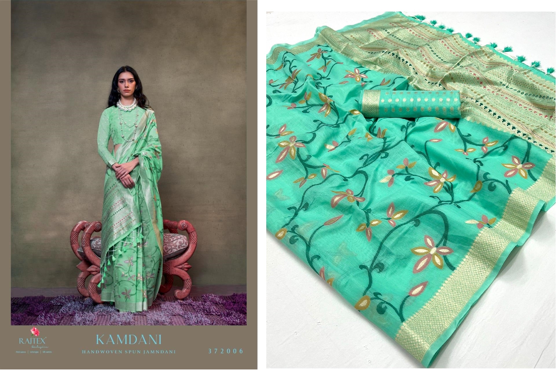 372006 Kamdani Rajtex Sarees