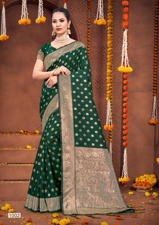 1002 Plazzo Silk Vol 2 Bunawat Sarees