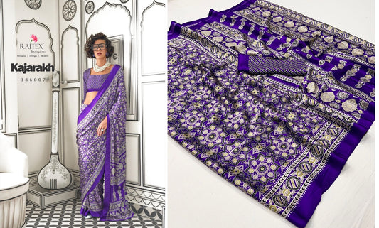 386007 Kajarakh Rajtex Sarees