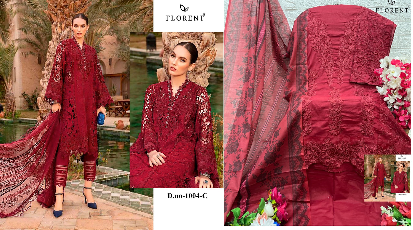 1004C Maria B Vol 1 Florent Pakistani Salwar Suits