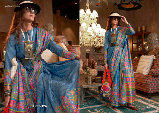 4217 Atrangi Kreshva Pv Silk Sarees