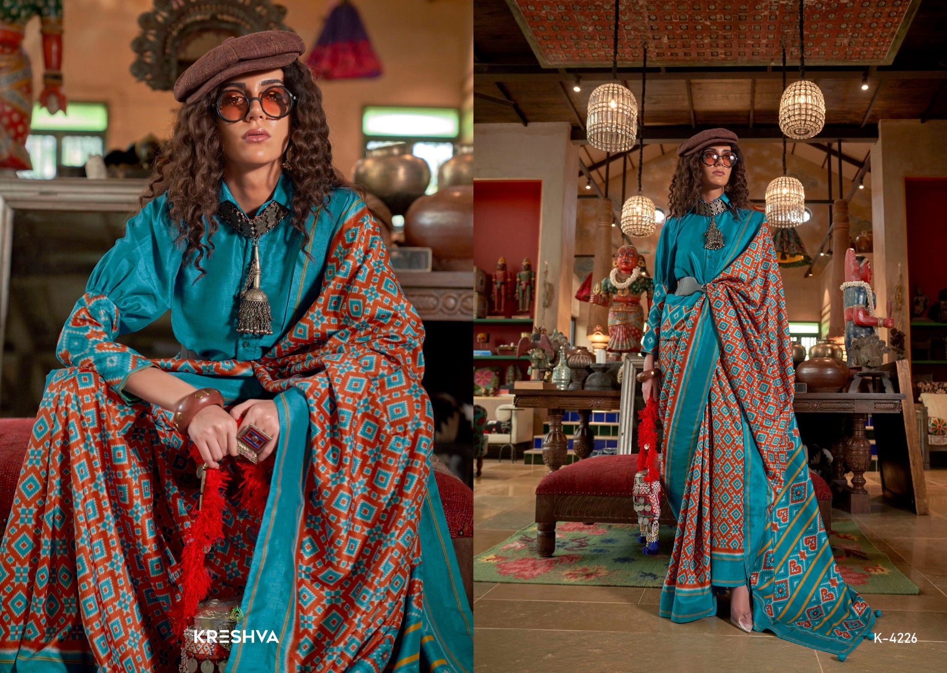 4226 Veda Patola Kreshva Pv Silk Sarees