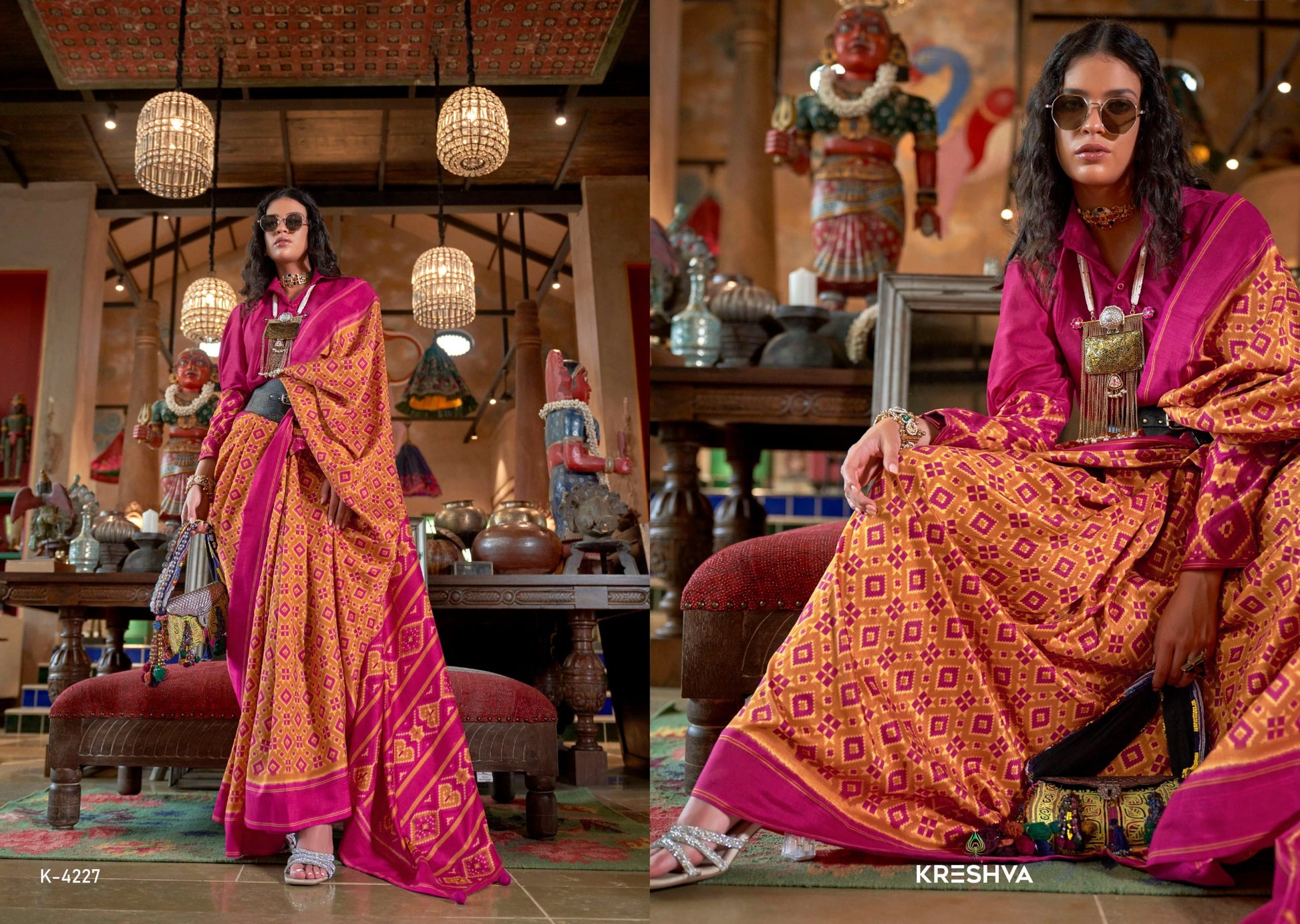 4227 Veda Patola Kreshva Pv Silk Sarees