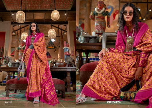 4227 Veda Patola Kreshva Pv Silk Sarees