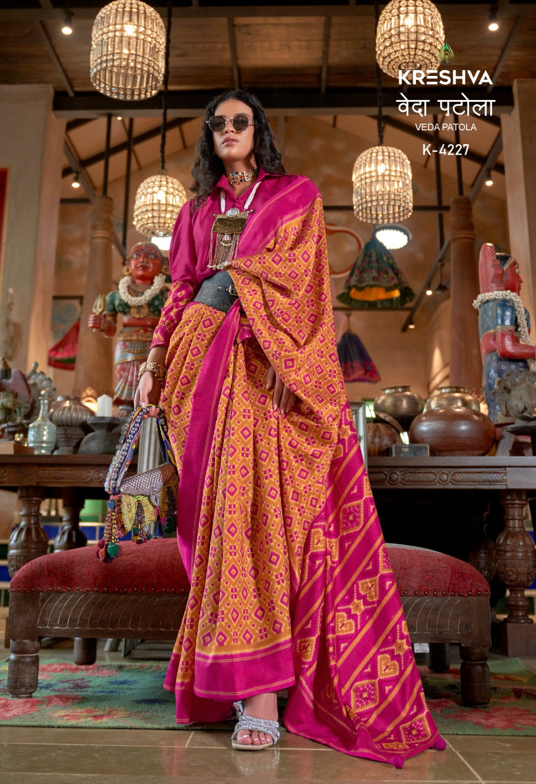 4227 Veda Patola Kreshva Pv Silk Sarees