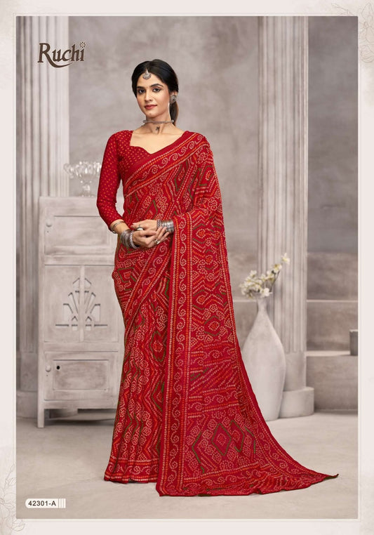 42301A Star Vol 194 Ruchi Chiffon Sarees