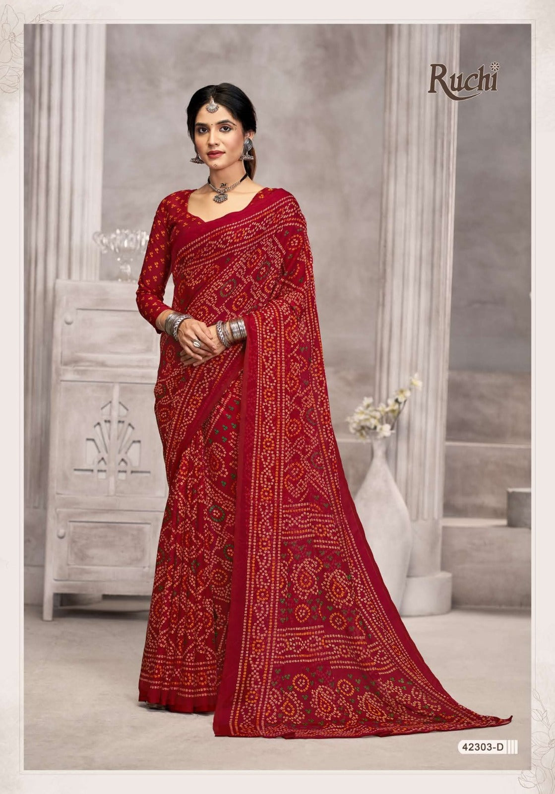 42303D Star Vol 194 Ruchi Chiffon Sarees