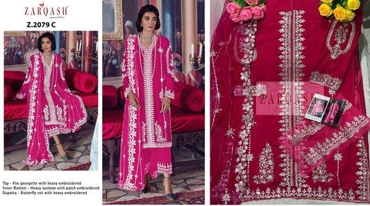 Z-2079-C Zarqash Pakistani Salwar Suits