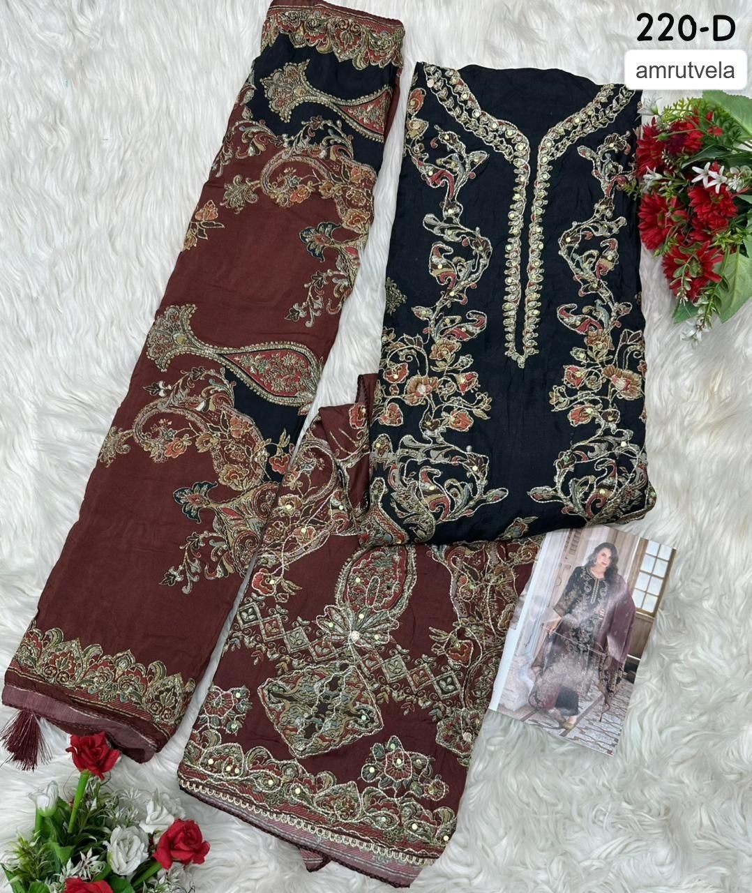 AT-220-D  Amrutvela Pakistani Salwar Suit