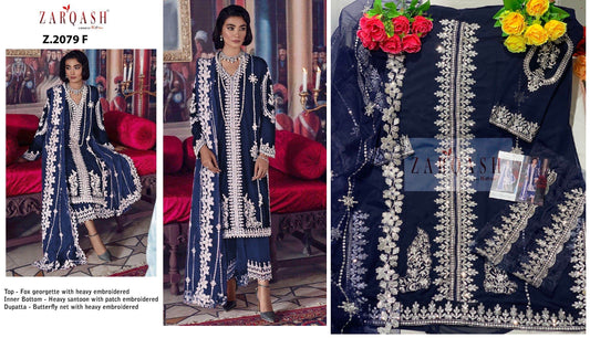Z-2079-F Zarqash Pakistani Salwar Suits