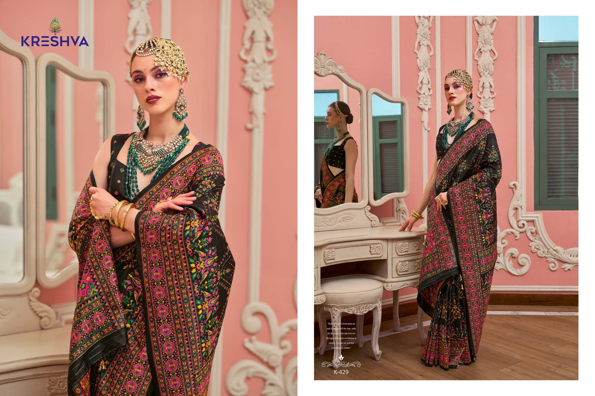 429 Kashmir Vol 4 Kreshva Banarasi Silk Sarees