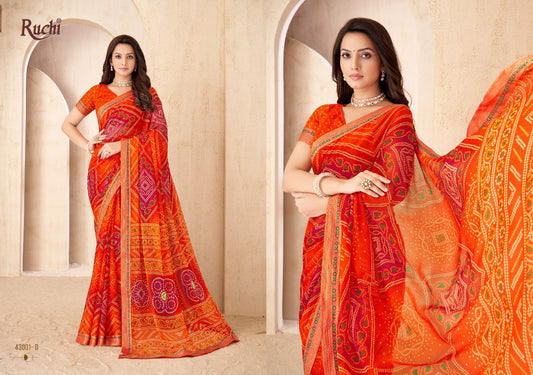 43001D Savera Vol 15 Ruchi Chiffon Sarees