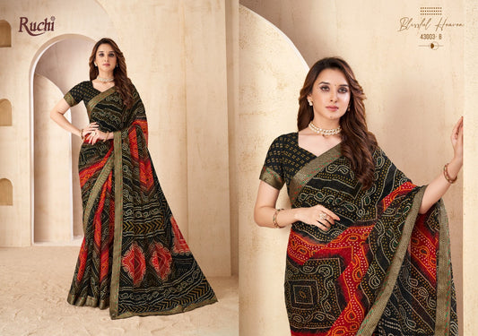 43003B Savera Vol 15 Ruchi Chiffon Sarees