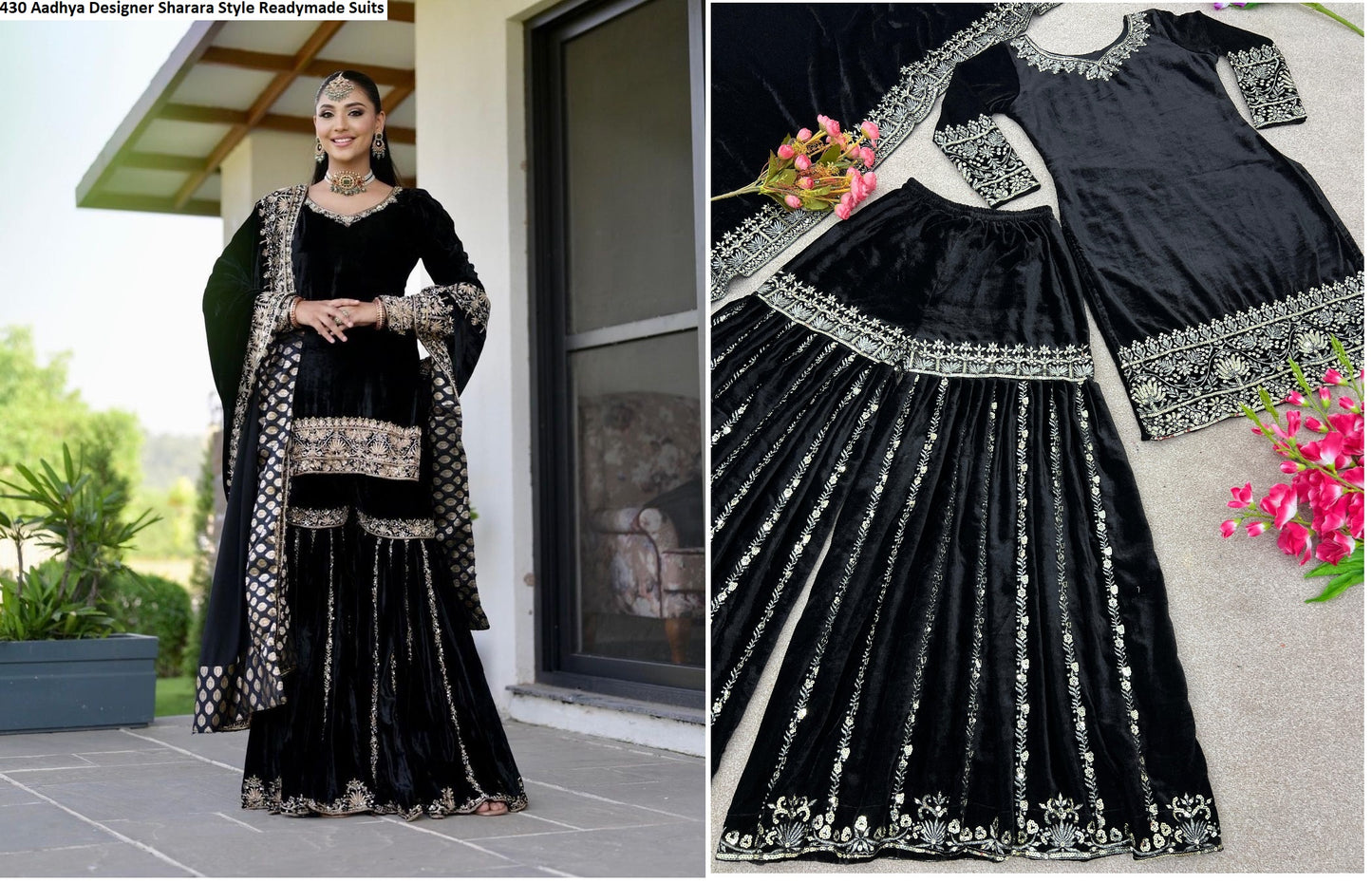 430 Aadhya Designer Sharara Style Readymade Suits