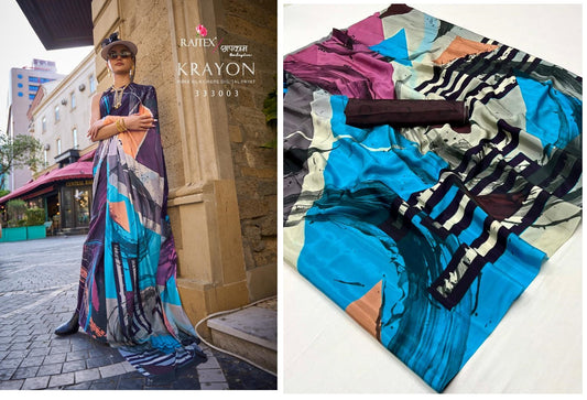 333003 Krayon Rajtex Sarees
