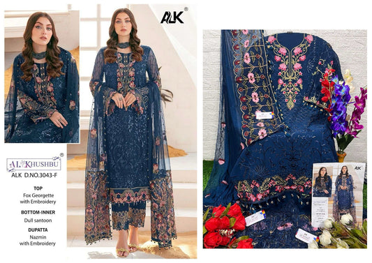 3043-F Alk Pakistani Salwar Suits