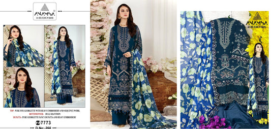 260 Anamsa Pakistani Salwar Suits