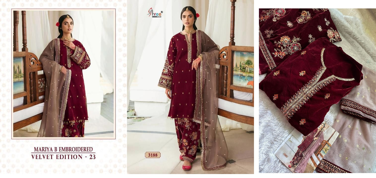 3188 Shree Fabs Pakistani Salwar Suits