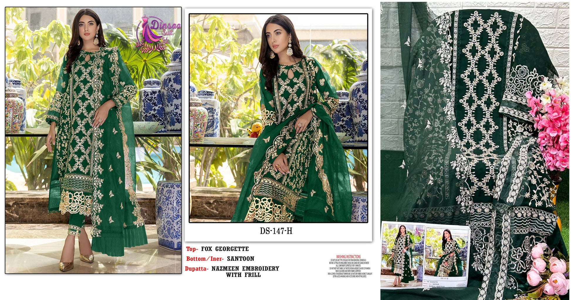 147H Dinsaa Suit Pakistani Salwar Suits